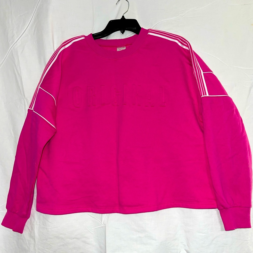 Pink Crop Top Sweater